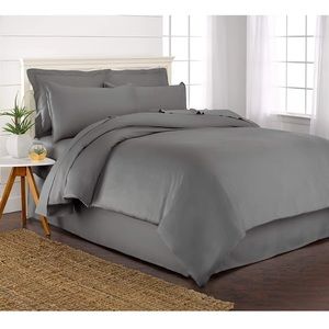 PURE BAMBOO King Size Duvet Cover Set - 100% Organic Bamboo Luxuriously Soft ...